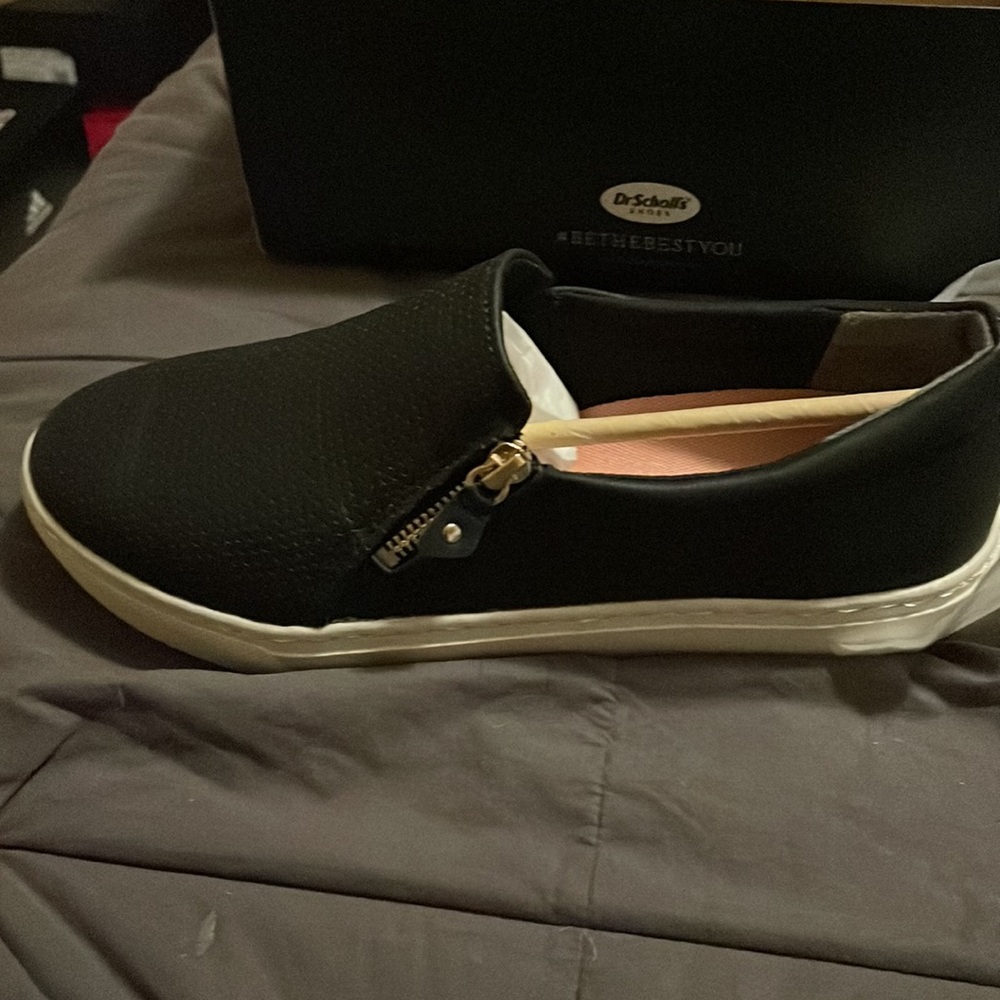 New DrShosls No Chill, Black Slip on Sneaker